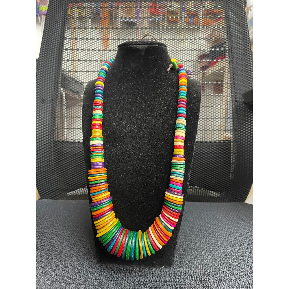 African style necklace beads